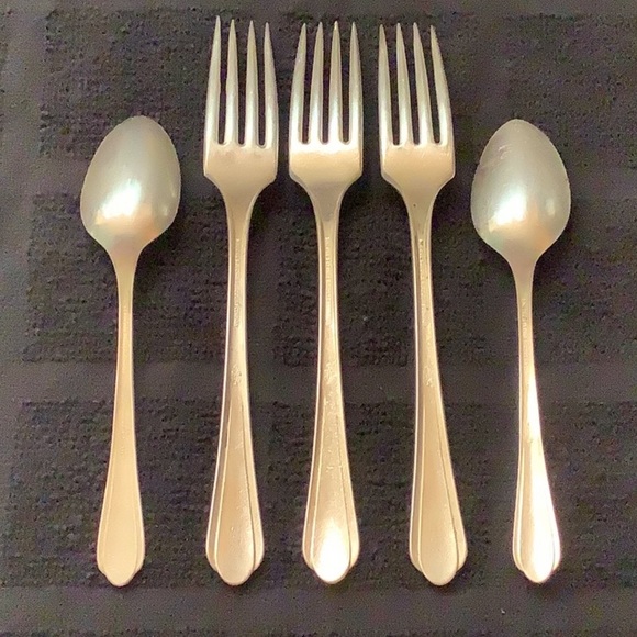 Encore 3 forks 2 spoon Simeon L & George H Rogers Oneida Ltd. - Picture 6 of 16